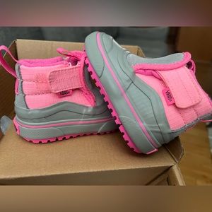 Baby girls vans size 3